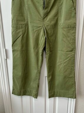 LC Lauren Conrad Olive Utility Wide-Leg Pants